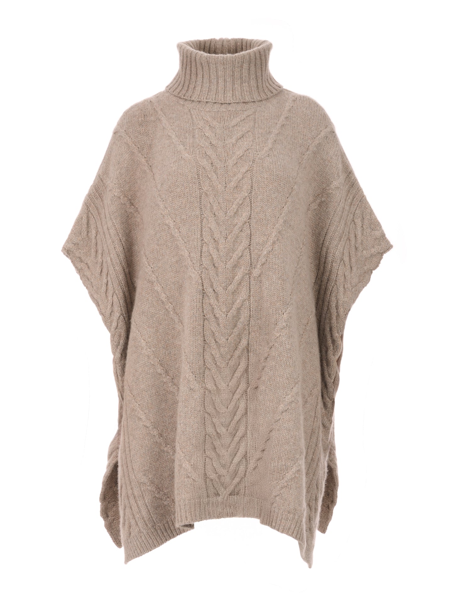 純羊絨針織斗篷