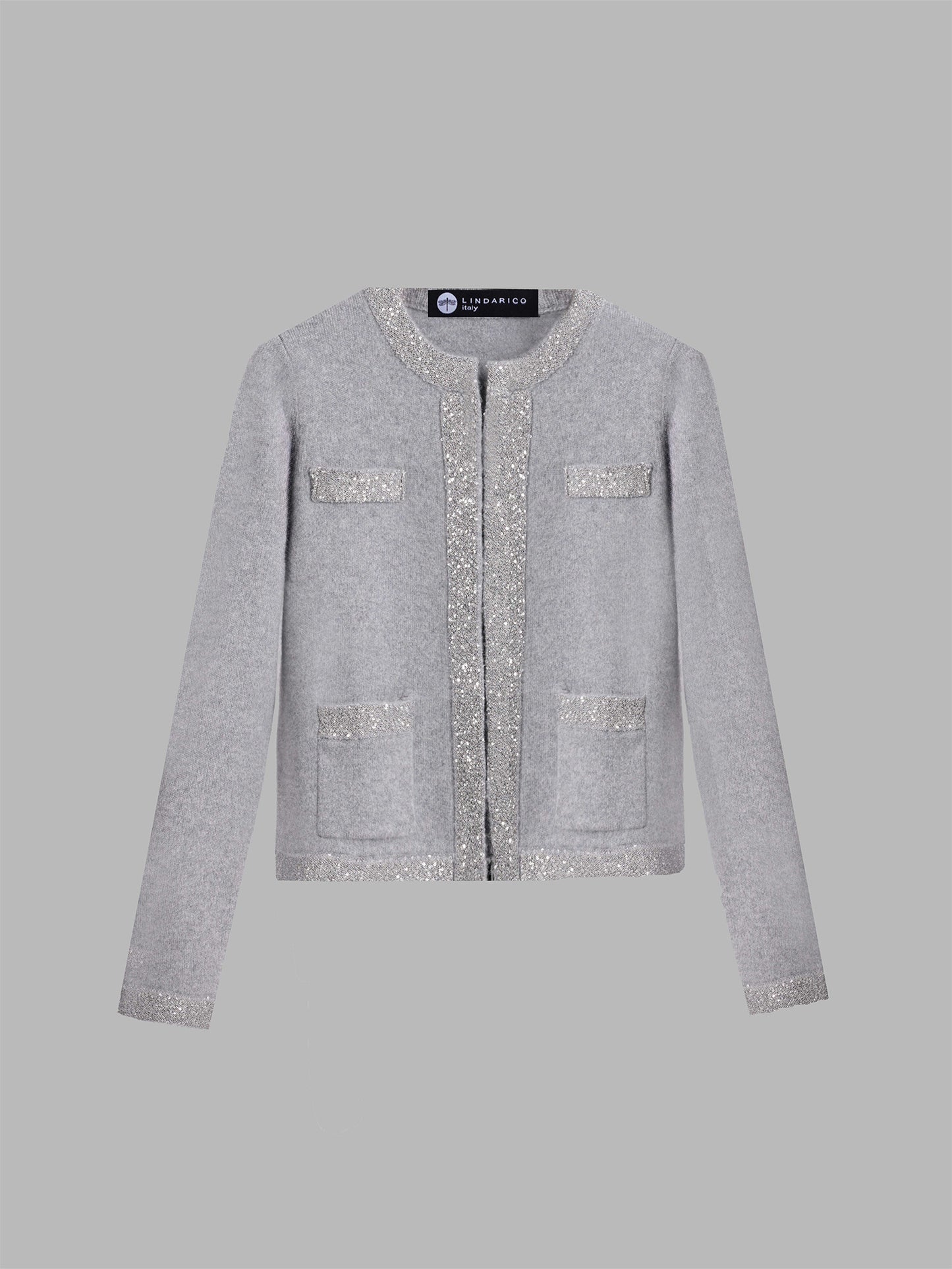 純羊絨針織外套