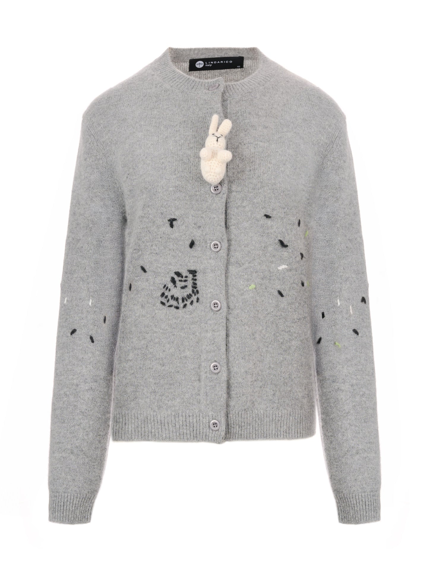 純羊絨針織外套