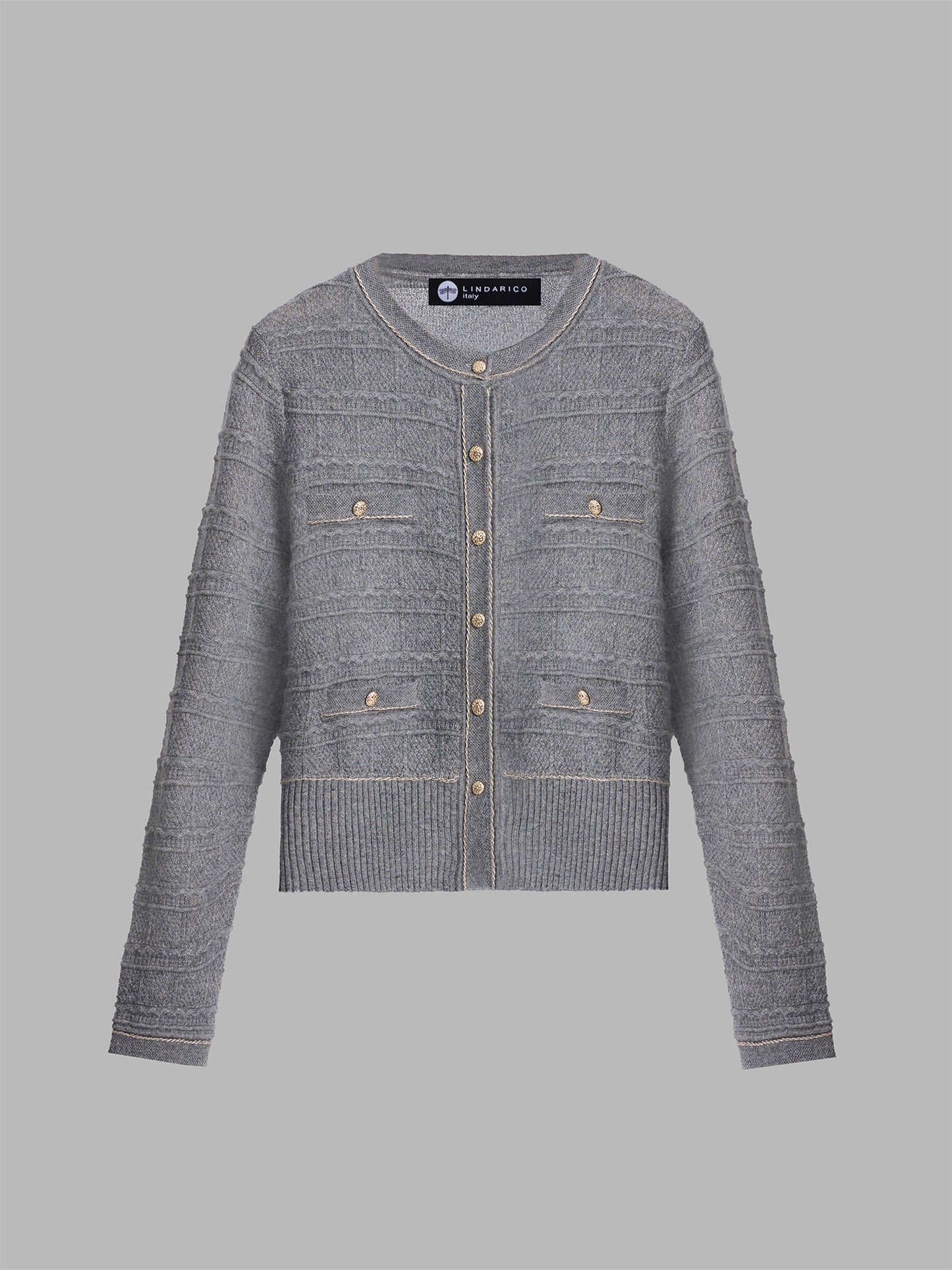 純羊絨針織外套