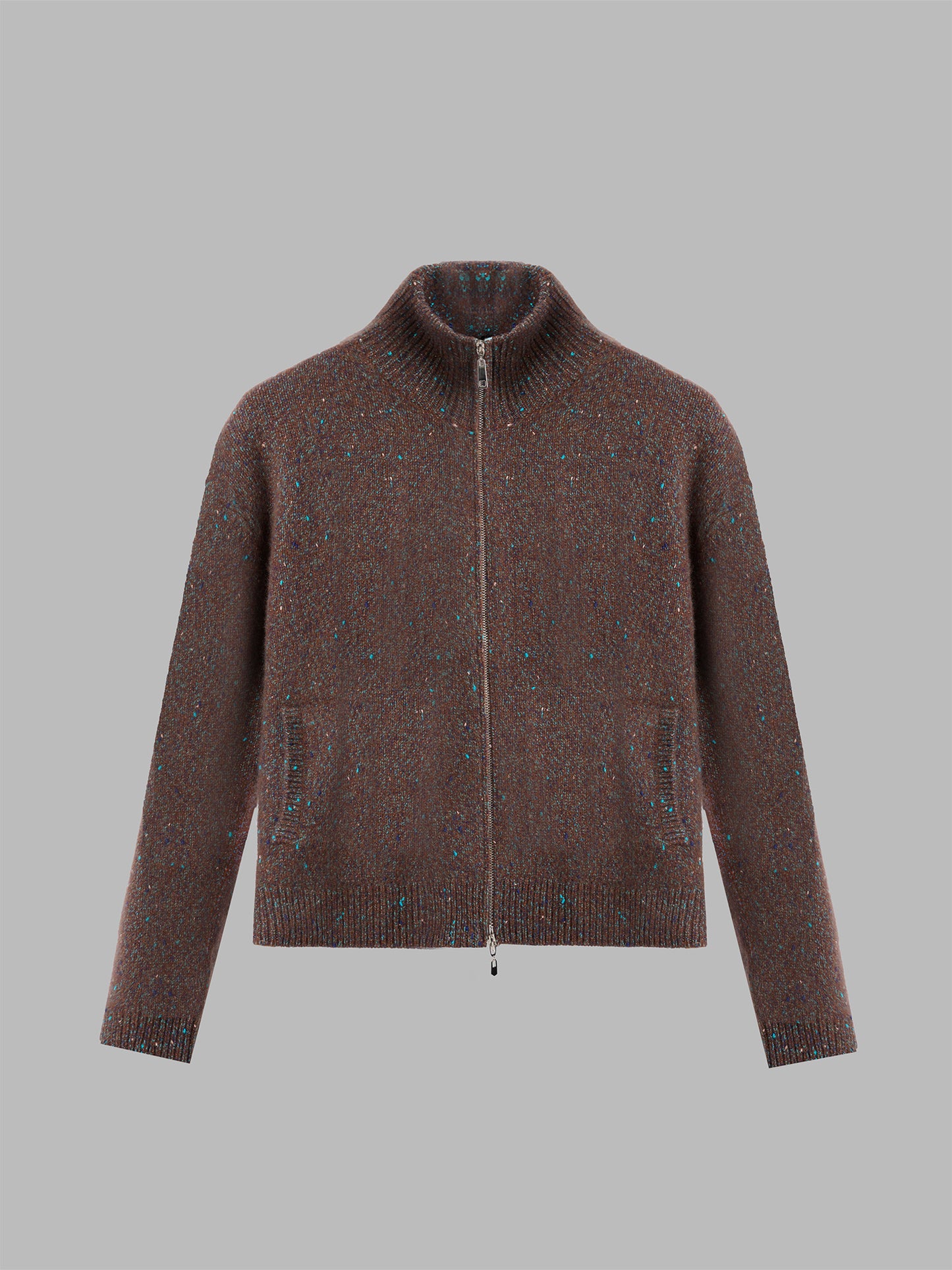 純羊絨針織外套