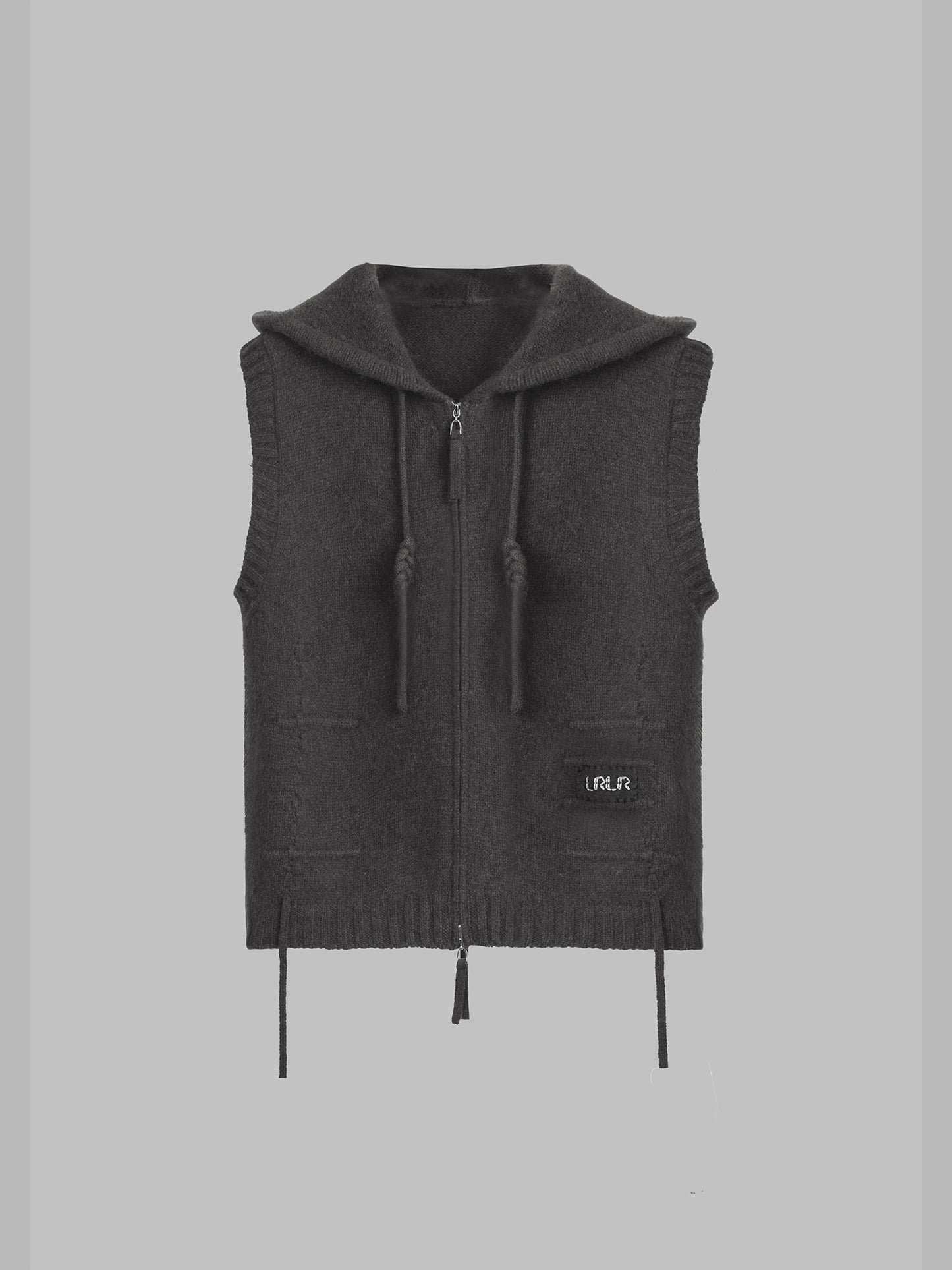 純羊絨針織背心