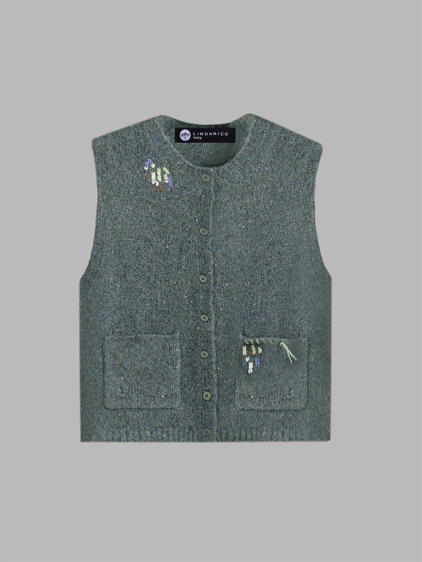 純羊絨針織背心