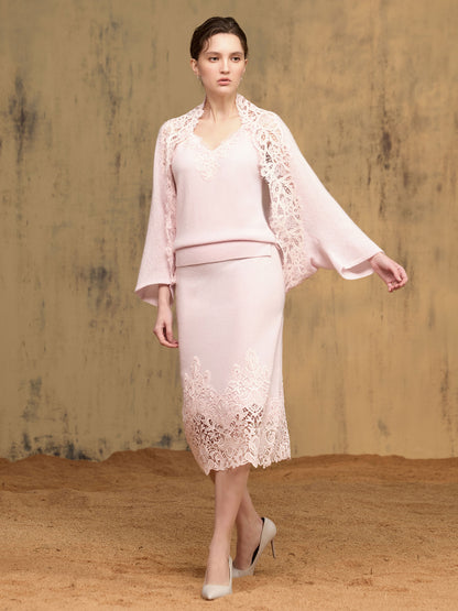 純羊絨披肩外套