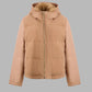 貂毛領連帽羽絨外套