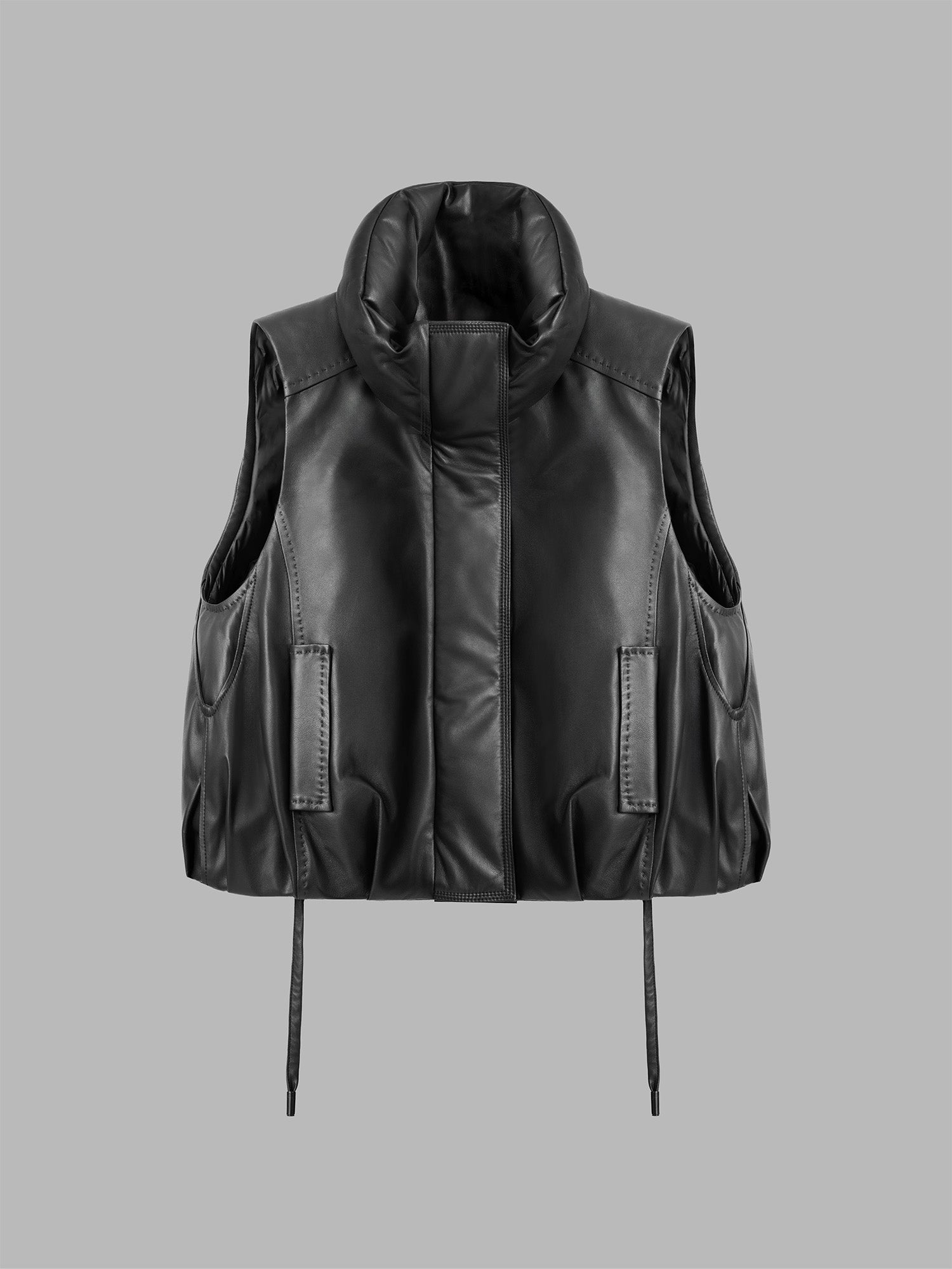 小羊皮鵝絨背心