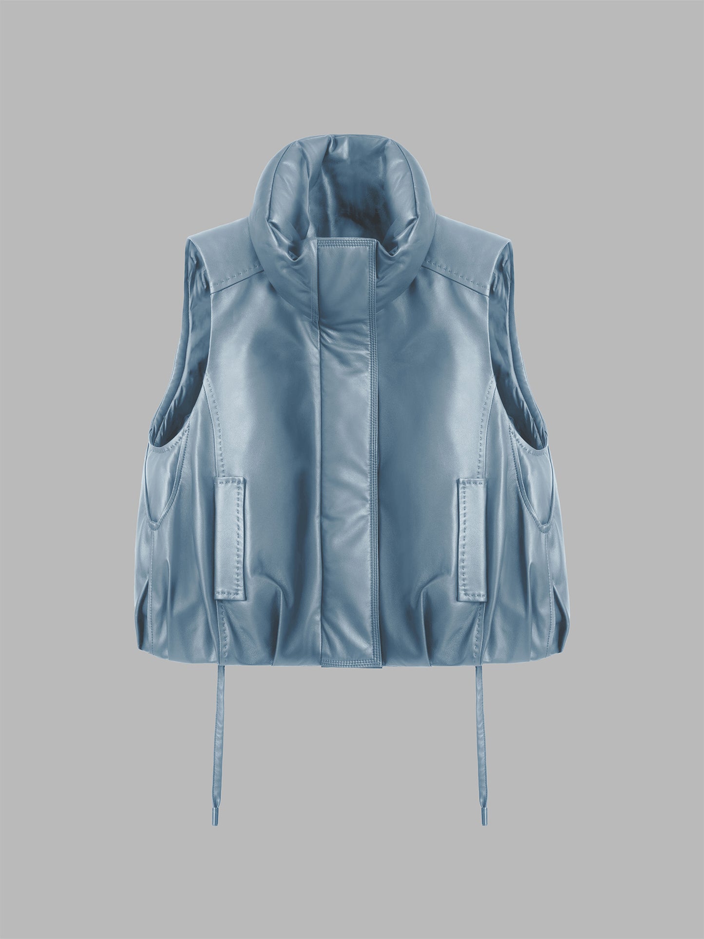 小羊皮鵝絨背心