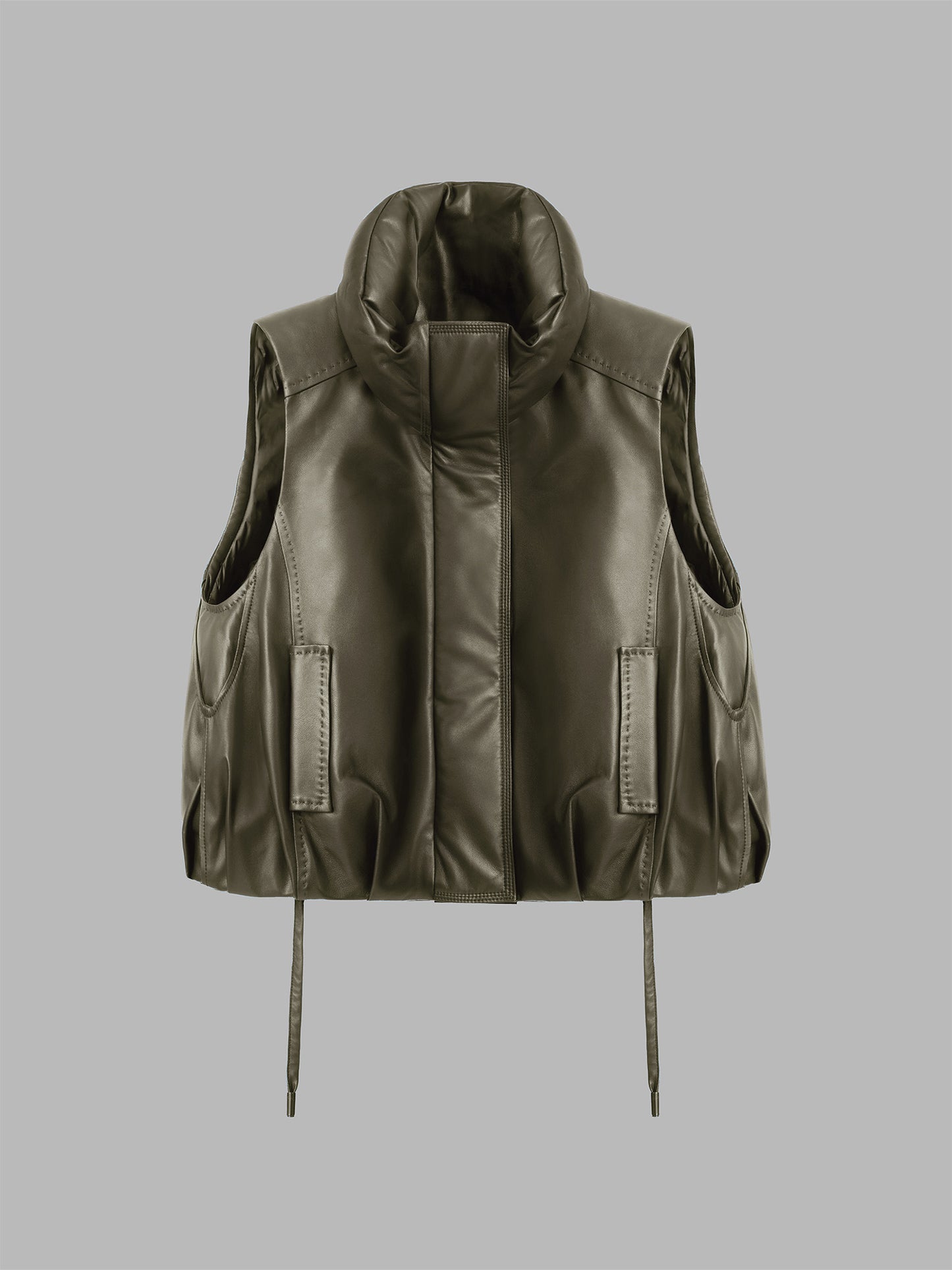 小羊皮鵝絨背心