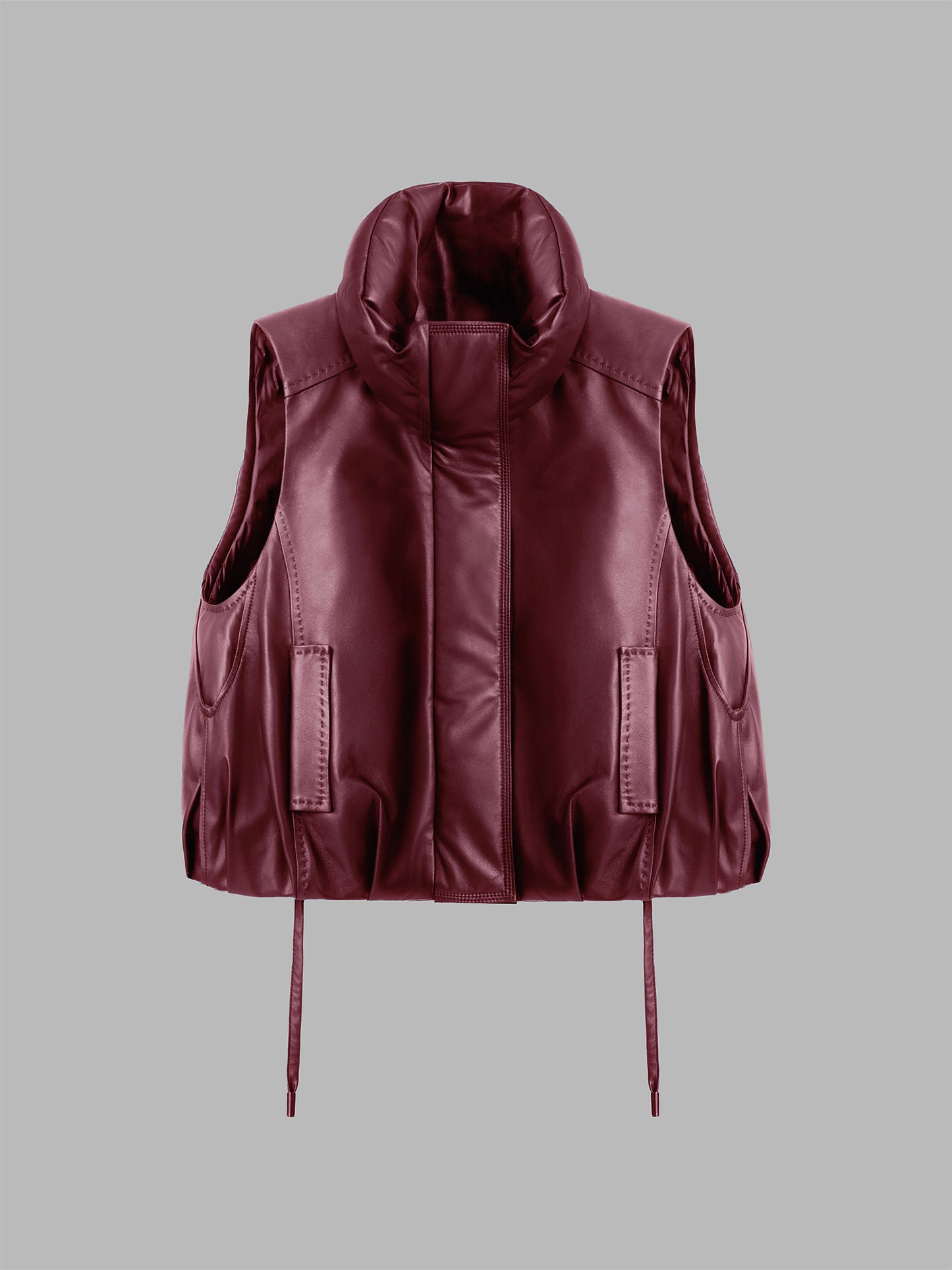 小羊皮鵝絨背心