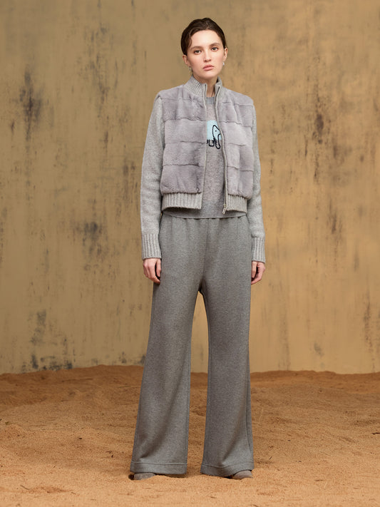 水貂純羊絨外套