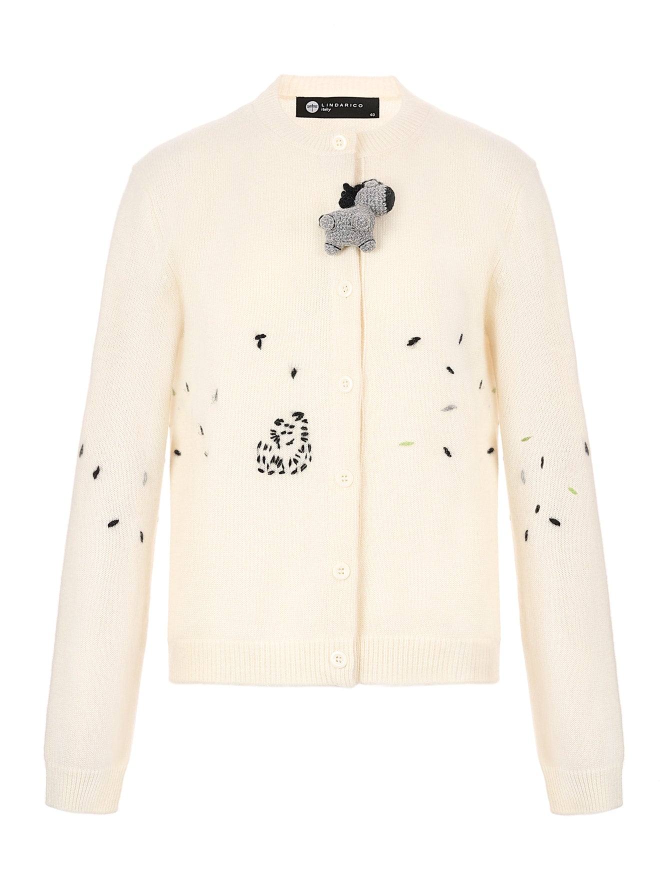 純羊絨針織外套