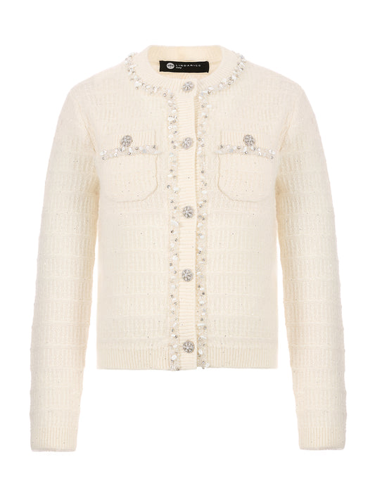 純羊絨針織外套