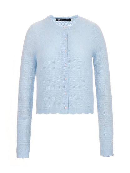 純羊絨針織外套