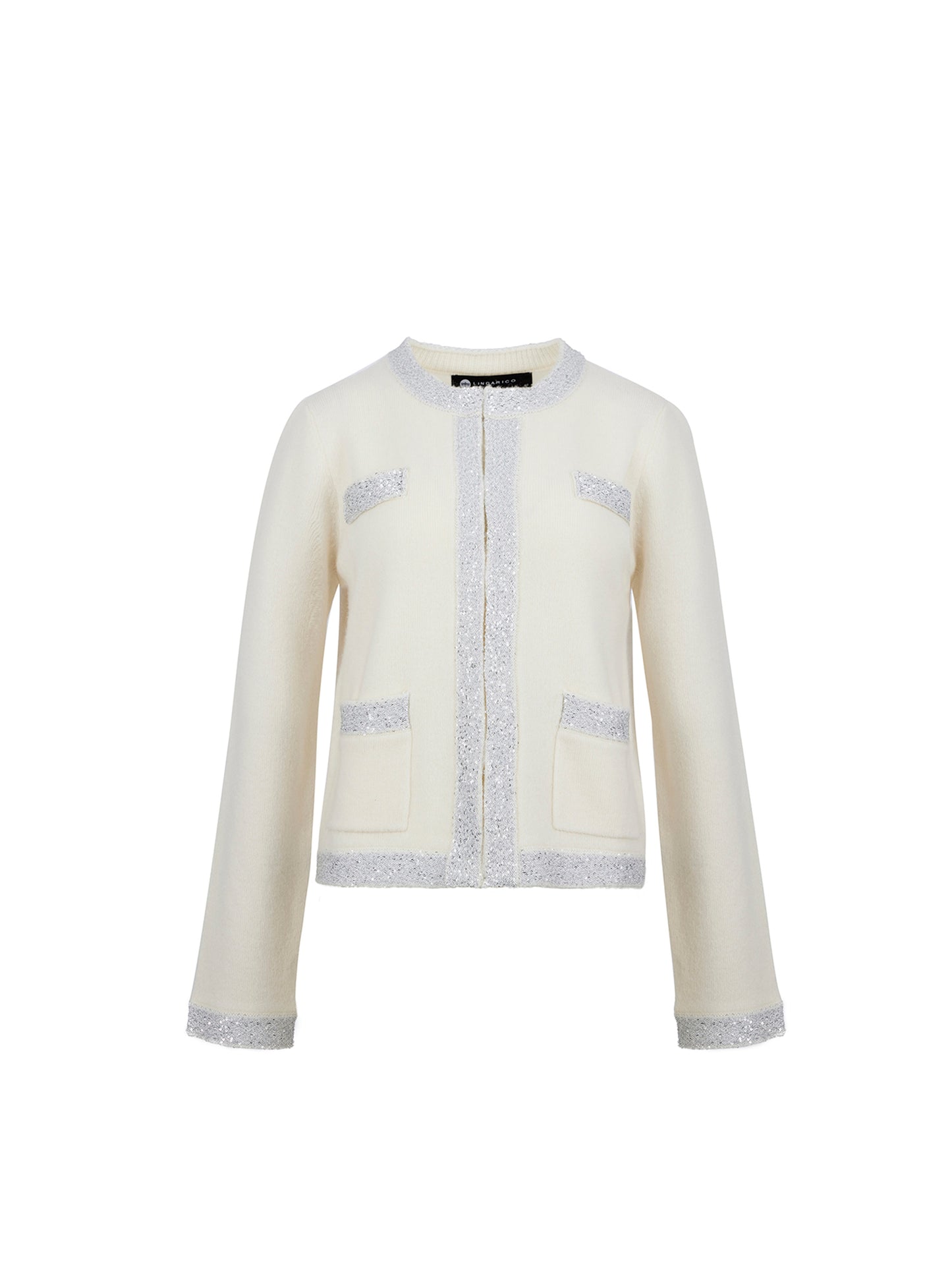 純羊絨針織外套