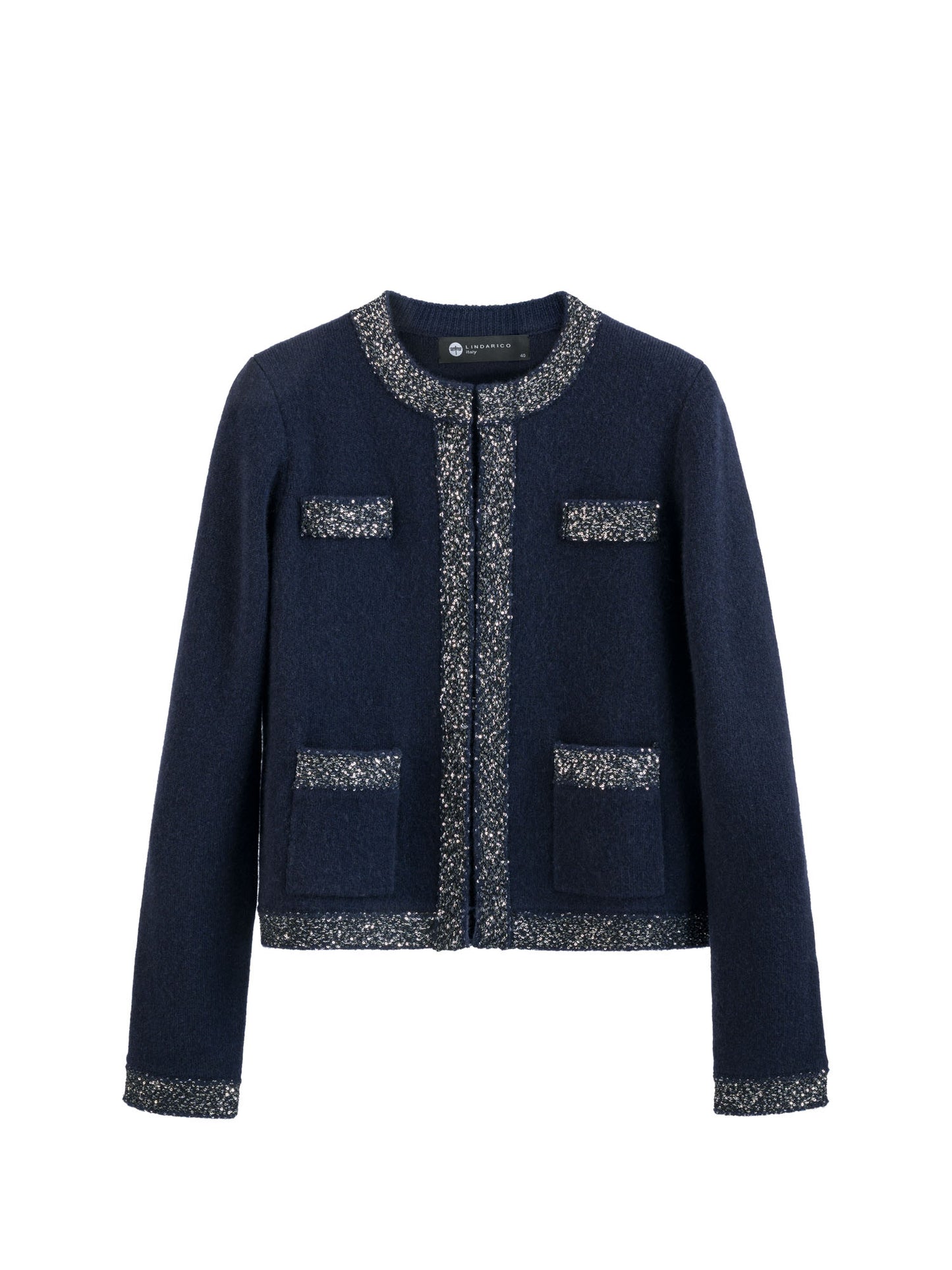 純羊絨針織外套