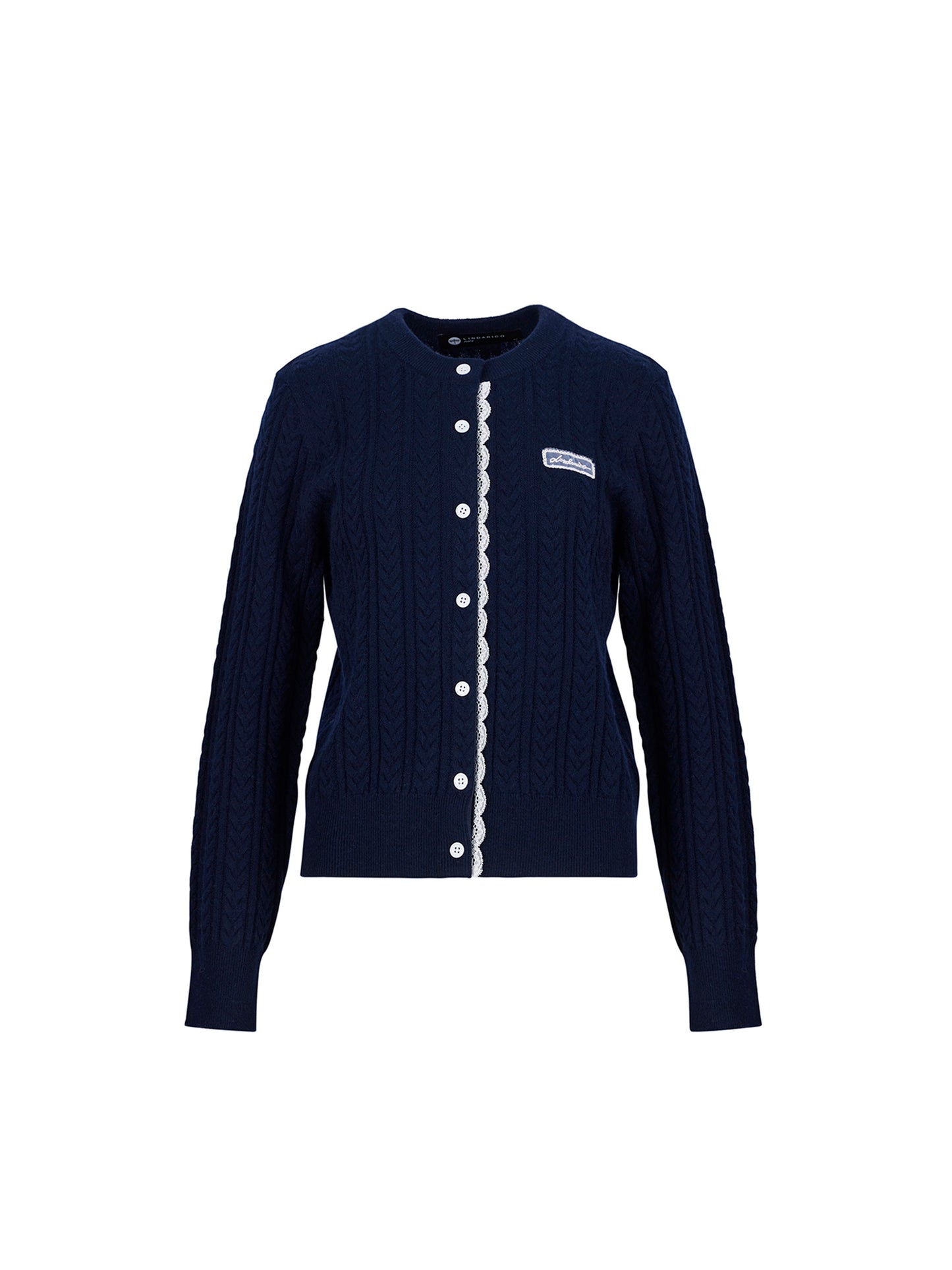 純羊絨針織外套