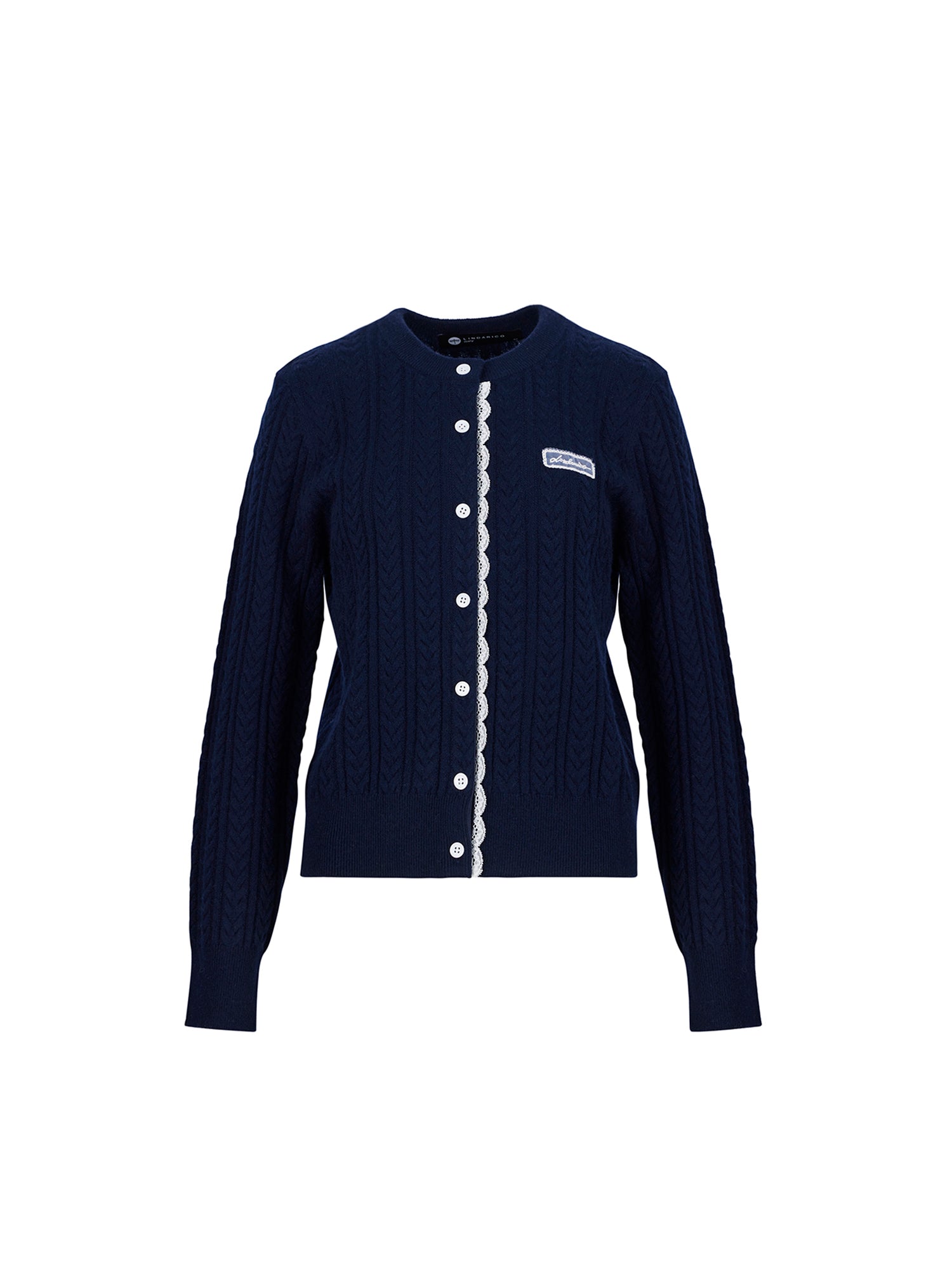 純羊絨針織外套