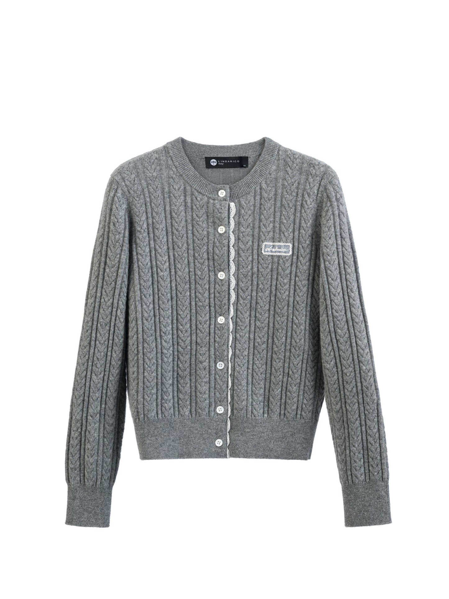 純羊絨針織外套