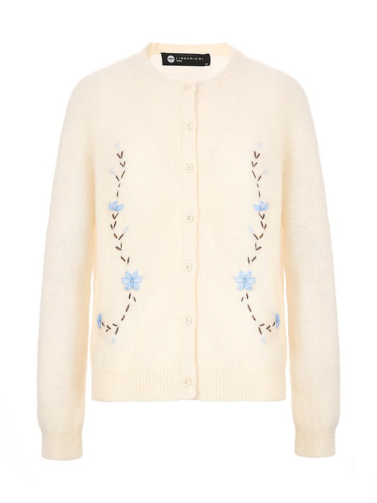 純羊絨針織外套