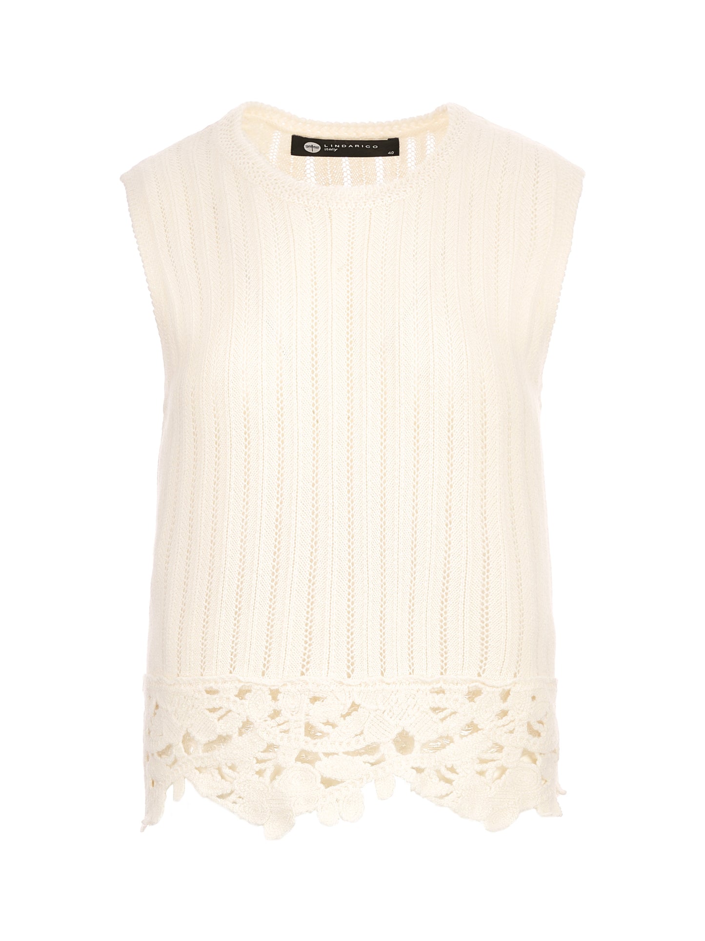 純羊絨針織背心