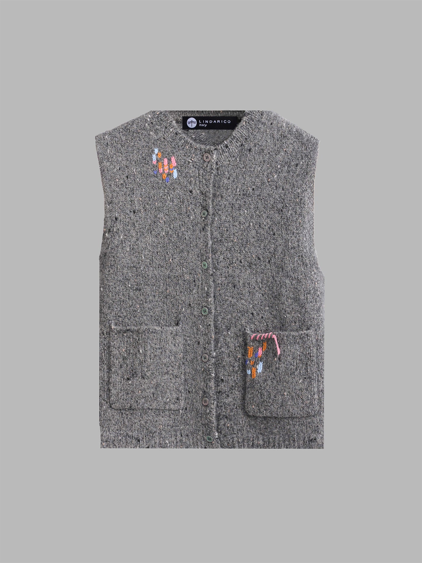 純羊絨針織背心