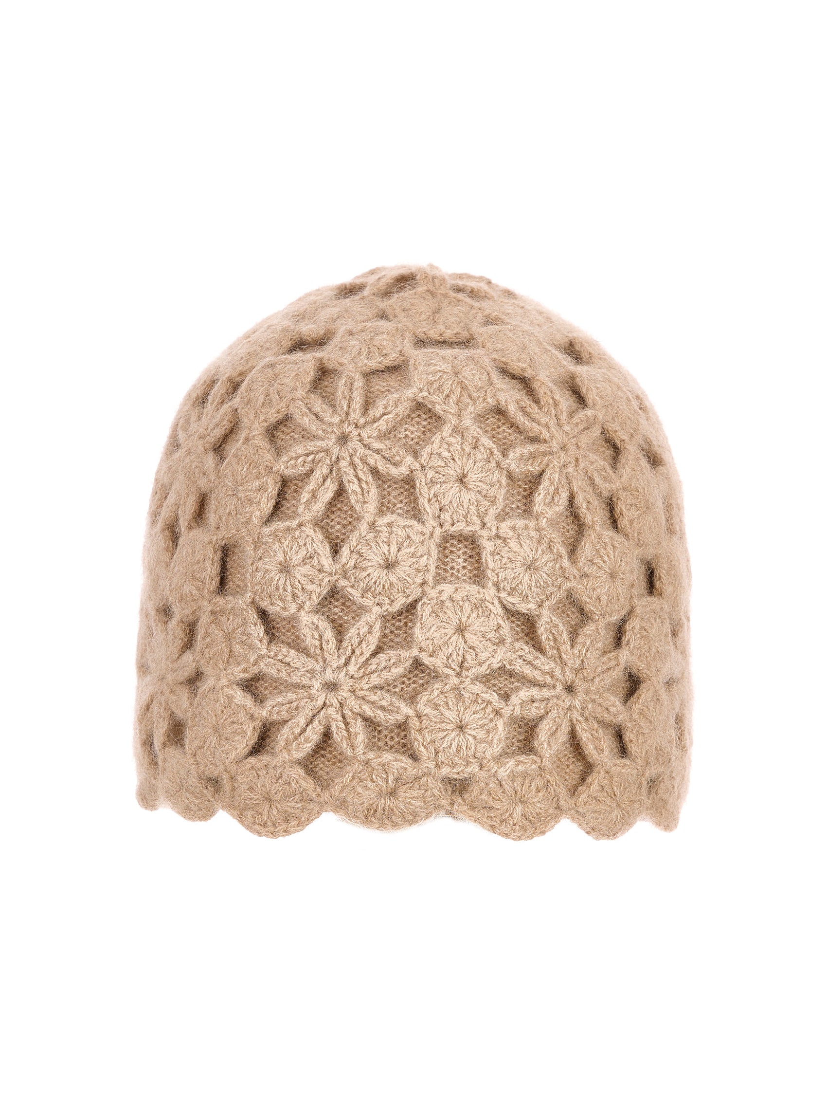 純羊絨針織帽