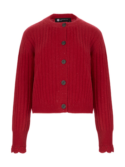 純羊絨針織外套