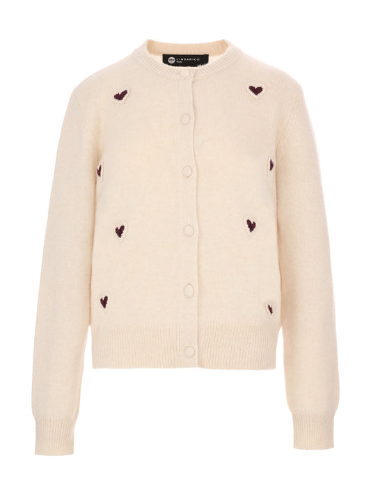 純羊絨針織外套