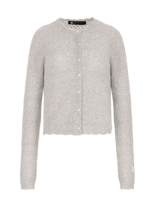 純羊絨針織外套