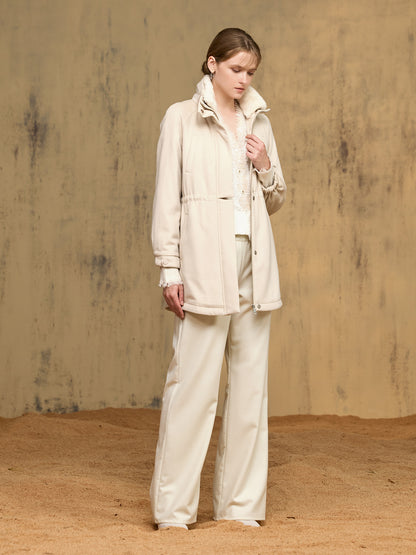 純羊絨針織外套